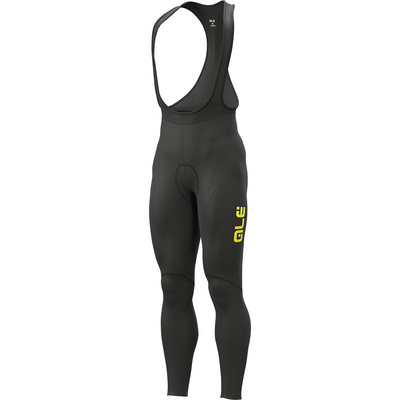 Alé Heren Winter Bib Lang (Maat XXL, Zwart)