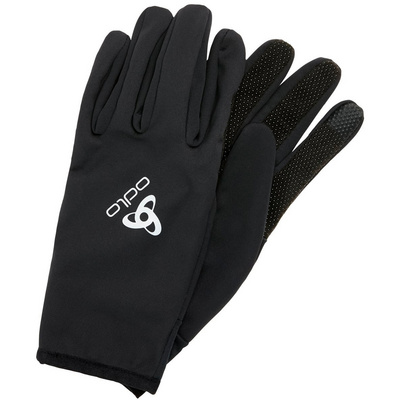 Odlo Ceramiwarm Grip Handschoenen (Maat S, Zwart)