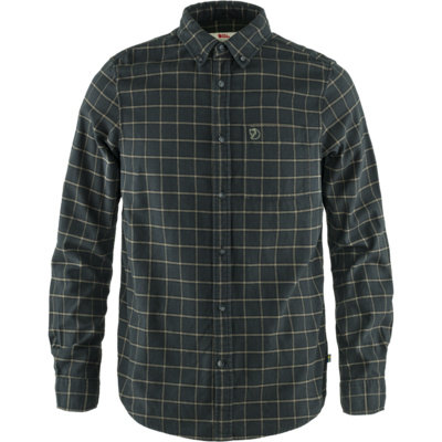 Fjällräven Heren Övik Flannel Overhemd (Maat S, Grijs)