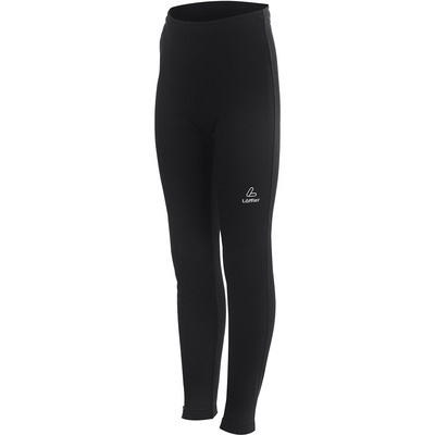 Löffler Kinderen Thermo Tights (Maat 128, Zwart)