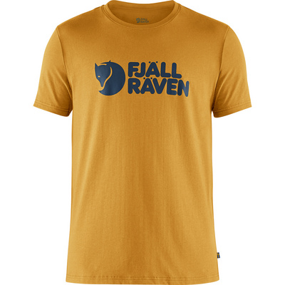 Fjällräven Heren Fjällräven logo T-shirt (Maat XL, Geel)