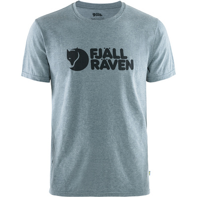 Fjällräven Heren Fjällräven logo T-shirt (Maat XXL, Blauw)