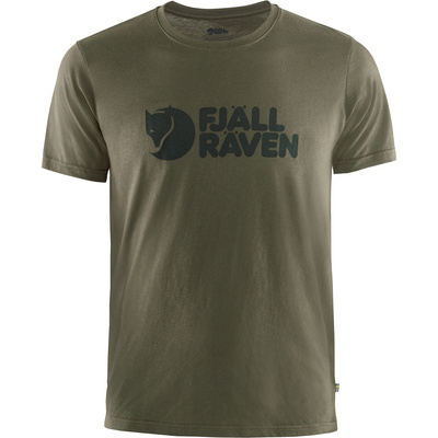 Fjällräven Heren Fjällräven logo T-shirt (Maat S, Olijf)