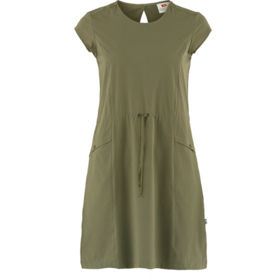 Fjällräven Dames High Coast Lite jurk (Maat M, Groen)