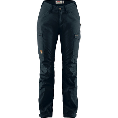 Fjällräven Dames Kaipak Curved broek (Maat M, Blauw)
