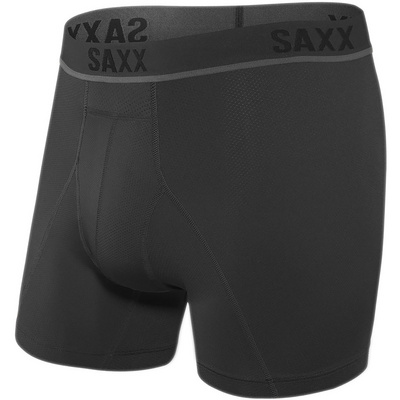 Saxx Underwear Heren Kinetic HD Boxer Brief (Maat XXL, Zwart)