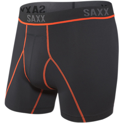 Saxx Underwear Heren Kinetic HD Boxer Brief (Maat XL, Zwart)
