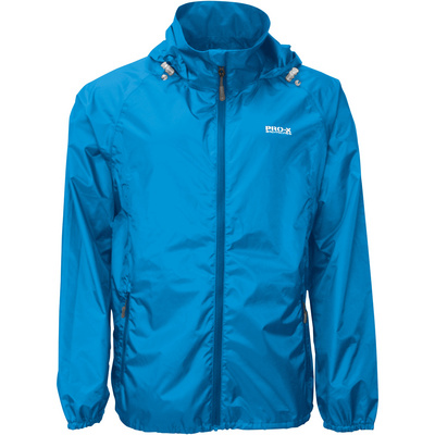 PRO-X Elements Heren Packable fietsjas (Maat L, Blauw)