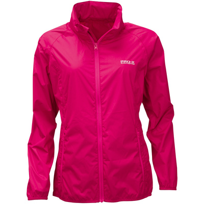 PRO-X Elements Dames Packable fietsjas (Maat M, Roze)