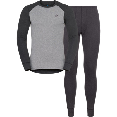 Odlo Heren Active Warm Eco Set (Maat XXL, Grijs)