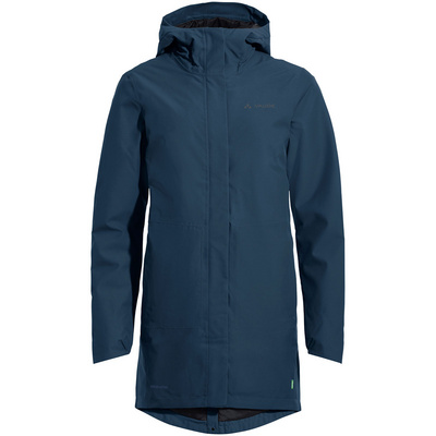 Vaude Dames Cyclist Padded II Mantel (Maat XXL, Blauw)