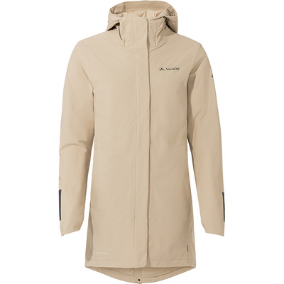 Vaude Dames Cyclist Padded II Mantel (Maat XS, Beige)