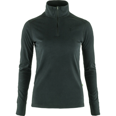 Fjällräven Dames Skare Half Zip Longsleeve (Maat XS, Zwart)