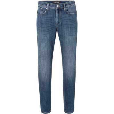 Duer Heren Performance Relaxed jeans (Maat M, Blauw)
