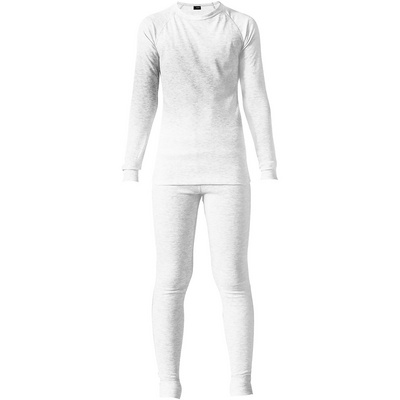 Maier Sports Kinderen Ski ondergoed set (Maat 140, Wit)