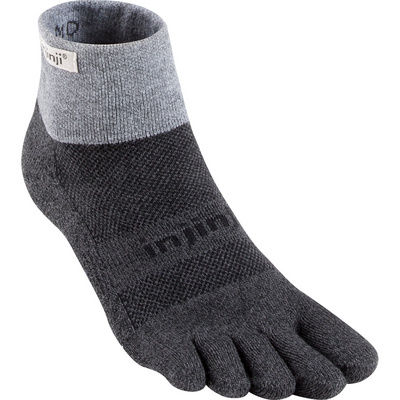 Injinji Trail Midweight Mini-Crew sokken (Maat 40.5 , Grijs)