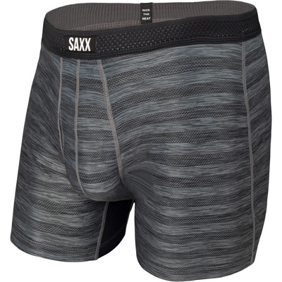 Saxx Underwear Heren Hot Shot Fly Boxer (Maat XXL, Zwart)
