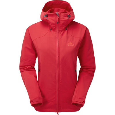 Mountain Equipment Dames Frontier Hooded jas (Maat XS, Rood)