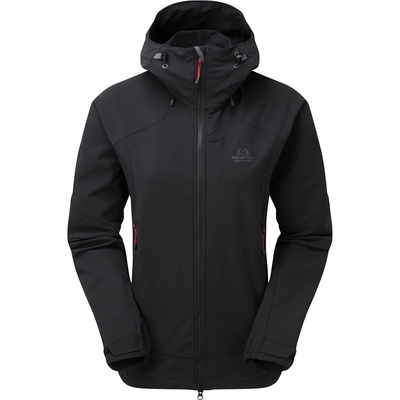 Mountain Equipment Dames Frontier Hooded jas (Maat S, Zwart)