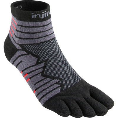 Injinji Ultra Run Mini-Crew sokken (Maat 44.5 , Zwart)