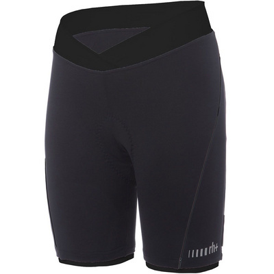 RH+ Dames Pisa Fietsbroek (Maat S, Zwart)