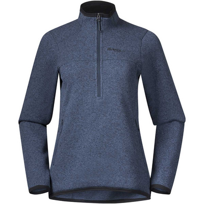 Bergans Dames Kamphaug Knitted Half Zip Pullover