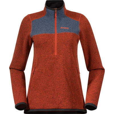 Bergans Dames Kamphaug Knitted Half Zip Pullover