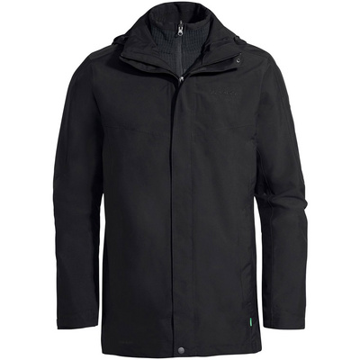 Vaude Heren Idris 3in1 III Jas (Maat S, Zwart)