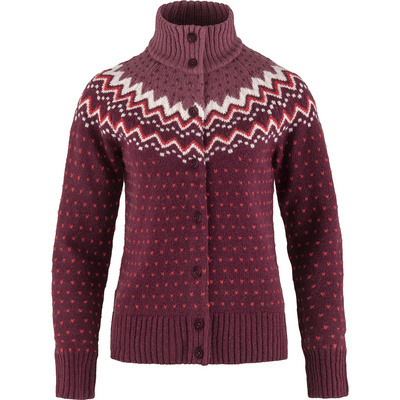Fjällräven Femme Övik Knit Cardigan (taille S, Rouge)