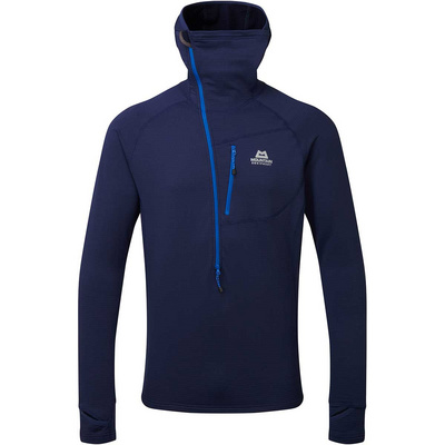 Mountain Equipment Heren Eclipse Hoodie Zip Longsleeve (Maat L, Blauw)