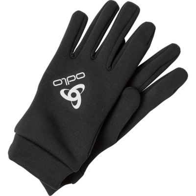 Odlo Stretchfleece Liner Eco Handschoenen (Maat S, Zwart)