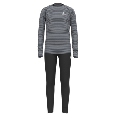 Odlo Kinderen Active Warm Eco Ondergoed Set (Maat 140, Zwart)