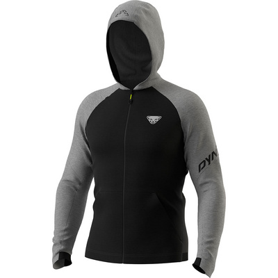 Dynafit Heren 24/7 Polartec Zip Hoodie Vest (Maat M, Zwart)