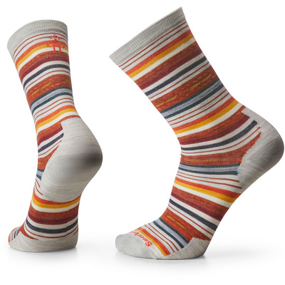 Smartwool Dames Everyday Margarita Crew Sokken (Maat 42 , Wit)