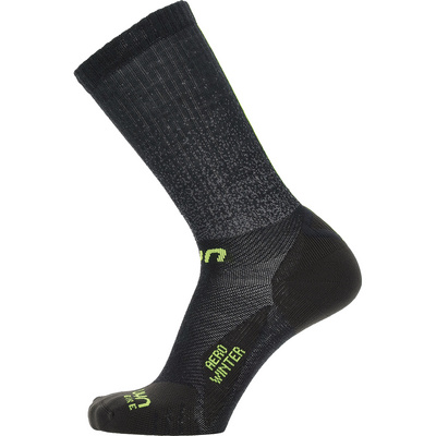 Uyn Heren Cycling Aero Winter Sokken (Maat 39 , Zwart)