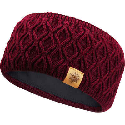 Bavarian Caps Dames Klassik Hoofdband (Maat ONE SIZE, Rood)