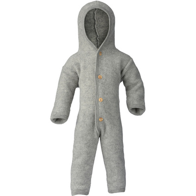 Engel Kinderen Fleece Jumpsuit (Maat 62 , Grijs)