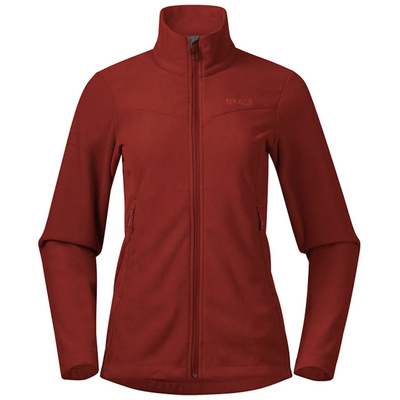 Bergans Dames Finnsnes Fleecevest (Maat XL, Rood)