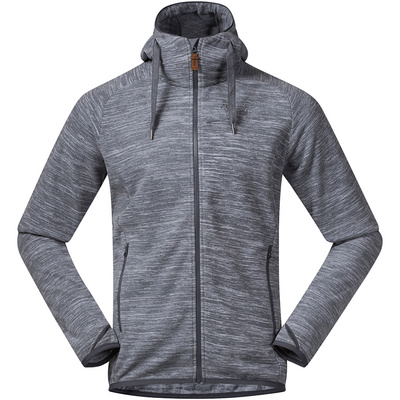 Bergans Heren Hareid Fleecevest (Maat S, Grijs)
