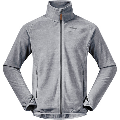 Bergans Heren Hareid Fleecevest (Maat M, Grijs)
