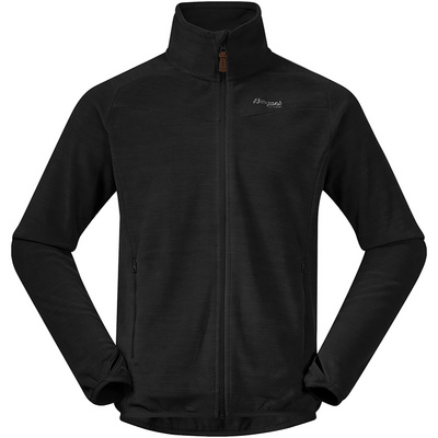 Bergans Heren Hareid Fleecevest (Maat XXL, Zwart)