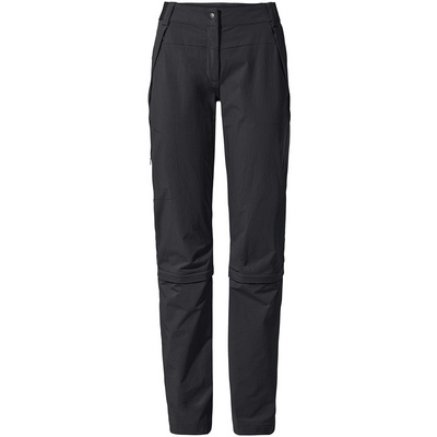 Vaude Dames Farley Stretch Capri T-Zip III Broek (Maat XXL, Zwart)