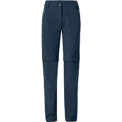 Vaude Dames Farley Stretch Zo T-Zip II Broek (Maat M, Blauw)