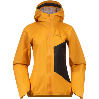 Bergans Dames Y LightLine Air 3L Shell Jas (Maat XL, Geel)