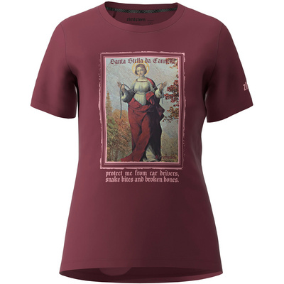 Zimtstern Dames Stellaz T-Shirt (Maat XL, Rood)