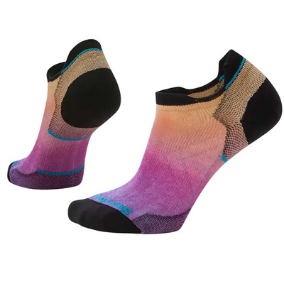 Smartwool Femme Chaussettes Run Zero Cushion Ombre Low Ankle (taille 42 , Orange)