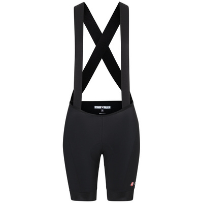 Castelli Dames Endurance Fietstbroek kort (Maat S, Zwart)