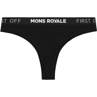 Mons Royale Dames Merino onderbroek (Maat XS, Zwart)