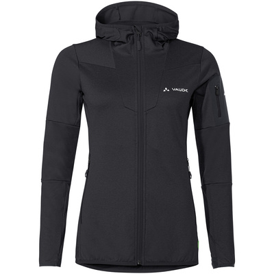 Vaude Dames Monviso Fleece II Vest (Maat XXS, Zwart)