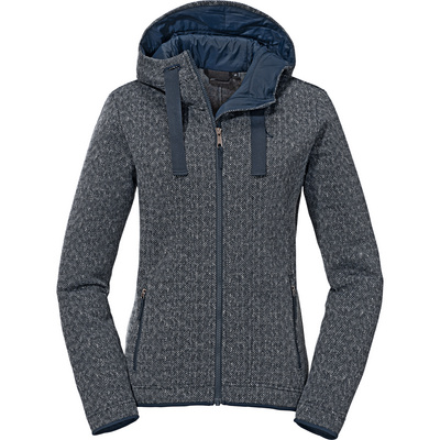 Schöffel Dames Aurora Fleece Hoodie Vest (Maat XXL, Blauw)